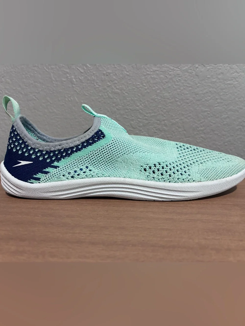 Speedo Junior Surf Strider Water Shoes Socks Aqua Sail Blue Girls Large 4-5